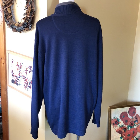 THE NORTHFACE A5 Series Mens size XXL Wool Sweater 1/4 Zip Navy Layer Prep Sport - Picture 7 of 16